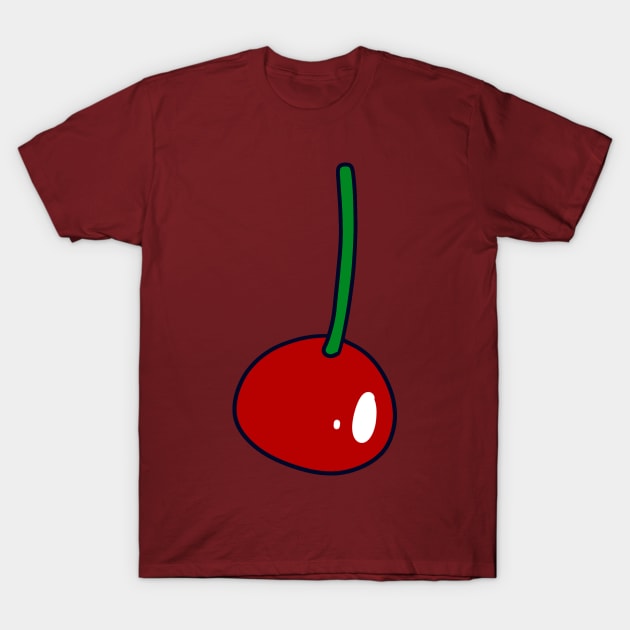 Single Cherry T-Shirt by saradaboru